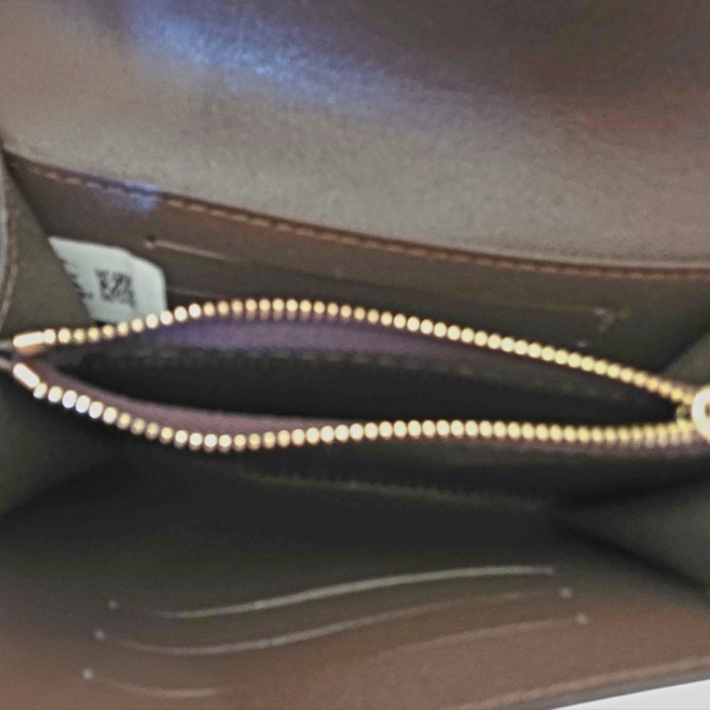 Burberry Brown & Beige Classic Plaid Leather Wallet - Picture 7 of 16